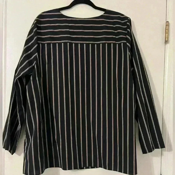 Isaac Mizrahi striped tunic top with pockets size XL (S126) - Picture 7 of 9